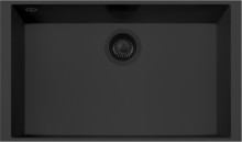 Sinks CUBE 690U BL Nanoblack pro spodní montáž 